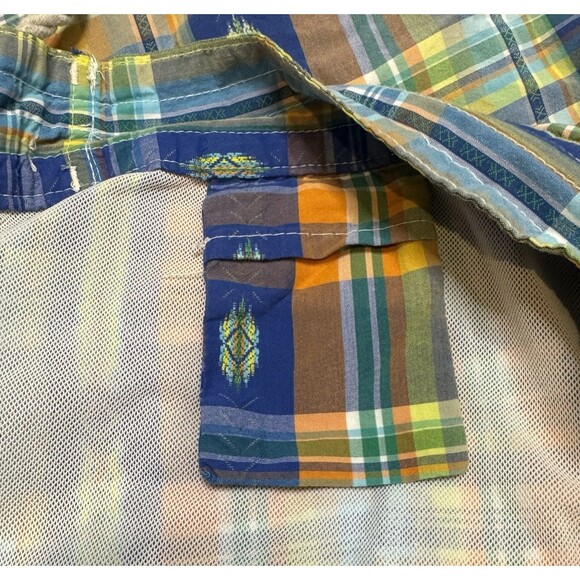 Vintage 90s Polo Ralph Lauren Tribal Aztec LINED Swim Trunks Mens 2XB Big Retro - Picture 8 of 8